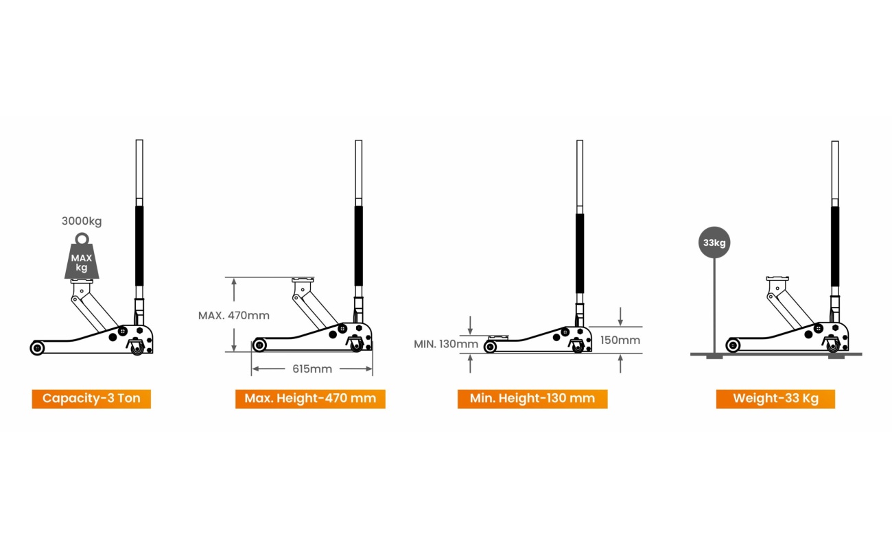 3-ton floor jack
